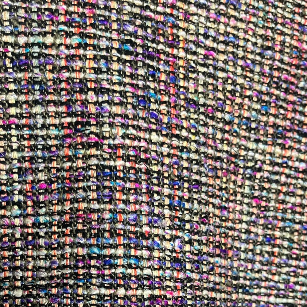 AMBIANCE New York Vintage Tweed Silk Women’s Blazer Jacket multicolor size M - Picture 13 of 14